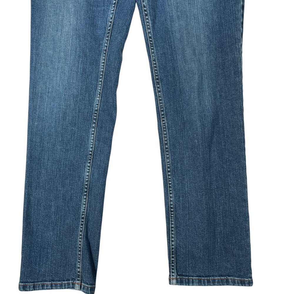 J Jill Women's Dark Blue Stretch Slim Authentic Fit Jeans Size 8 Measures: 30x30 - Picture 5 of 8